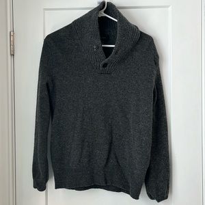 J Crew Dark grey 100% wool sweater